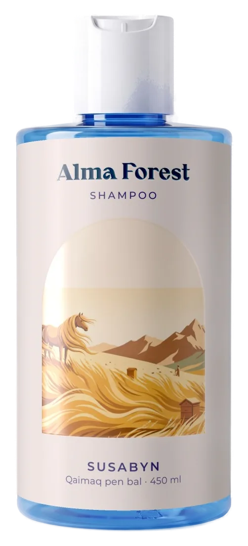 Шампунь для волос Alma Forest «Каймак и мёд», 450 мл