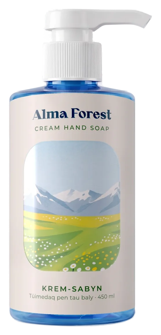 Крем-мыло для рук Alma Forest «Ромашка и горный мёд», 450 мл