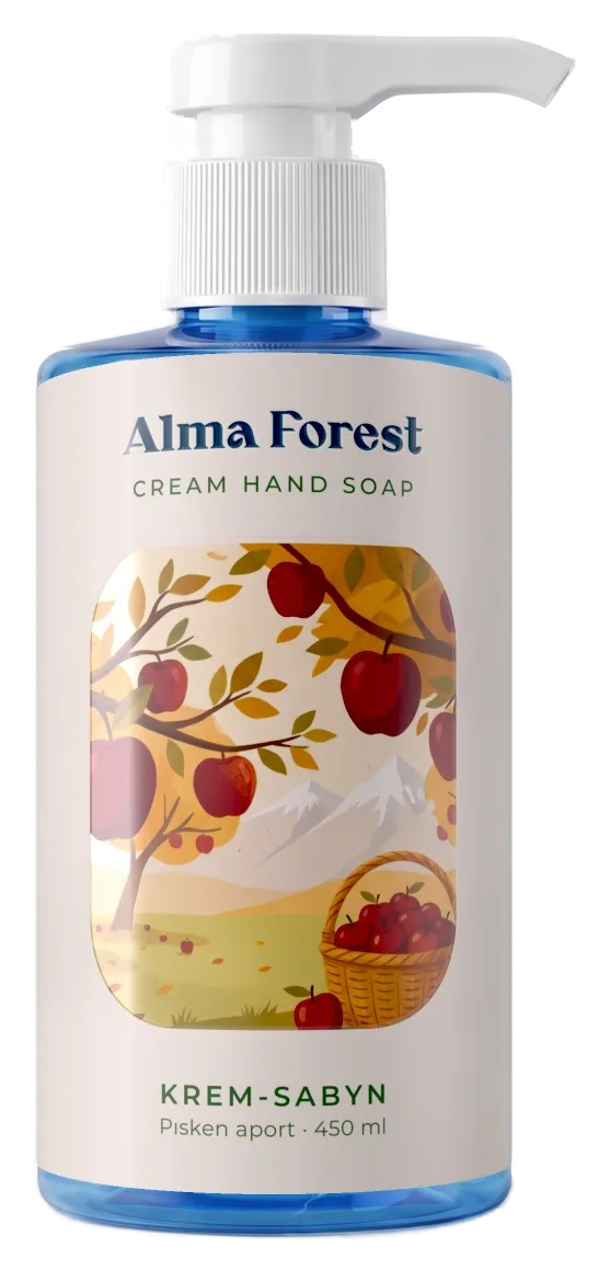 Крем-мыло для рук Alma Forest «Спелый апорт», 450 мл